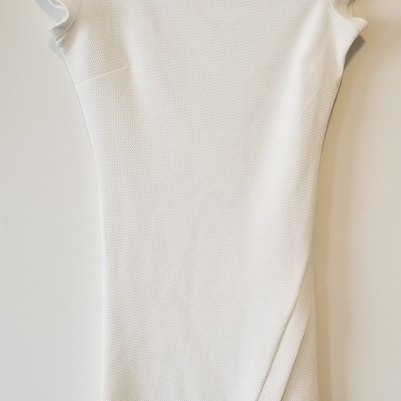 White Asymmetrical Sports Dress - Picture 3 of 6